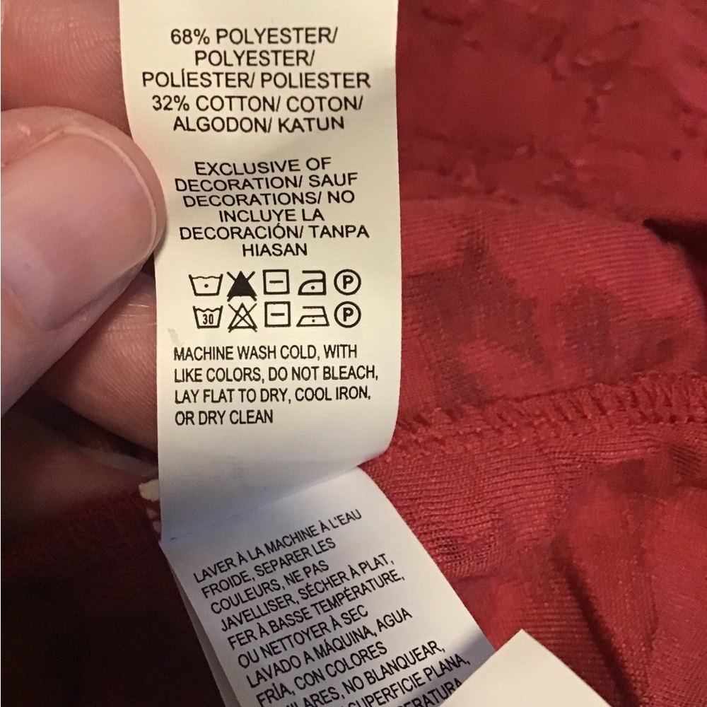 NWT!  Lucky Brand Rust Lace Blouse - Picture 7 of 7